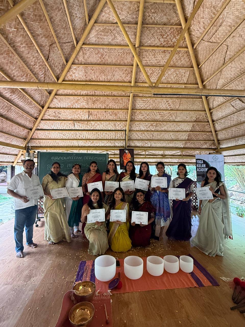 Sound Healing Meditation Course Certificate from Yogakulam Academy