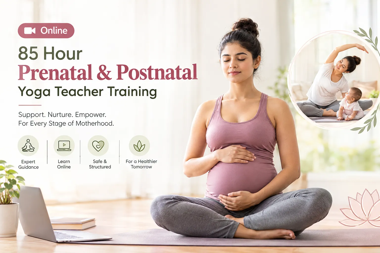  pregnancy and postpartum yoga
