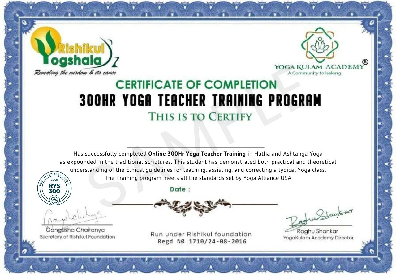 300HR studio classes